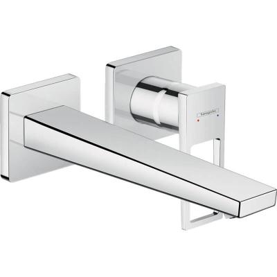 Robinetterie murale 22,5 cm avec poign&eacute;e Loop Metropol Hansgrohe