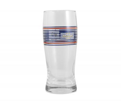 La Plume dor&eacute;e Coffret de 2 verres &agrave; bi&egrave;re FFF - 25 cl