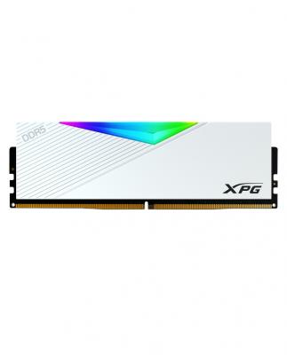 Barrette m&eacute;moire DDR5 ADATA XPG Lancer RGB 16Go - 7200 MHz - Blanc