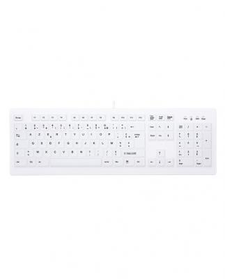 CHERRY Clavier AK-C8100 USB IP68 blanc (FR)
