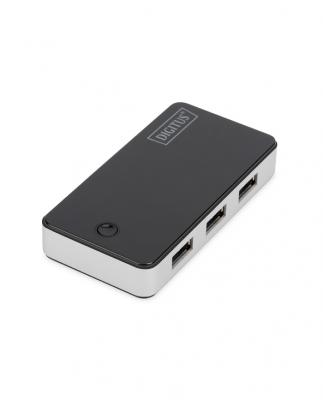 Digitus Concentrateur USB 3.0, 4 ports, noir, Hub USB
