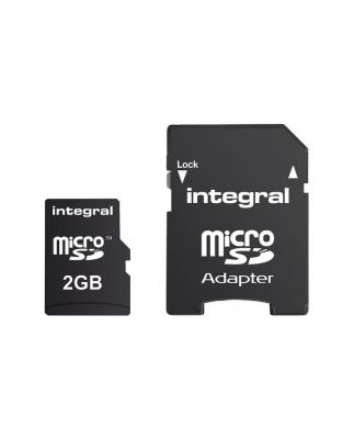 Integral - carte memoire flash - 2 Go - micro SD
