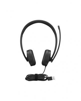 Lenovo 4XD1P83425 &eacute;couteur/casque Avec fil Arceau Appels/Musique USB Type-A Noir