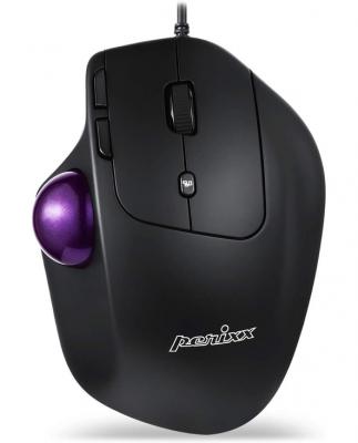 Souris Perixx PERIMICE-520 Filaire 8 Boutons Ergonomique Noir 