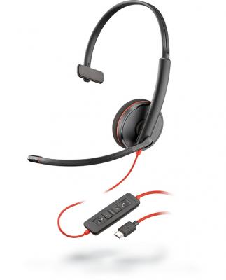 Polycom Blackwire C3215 Usb-a Headphones Noir