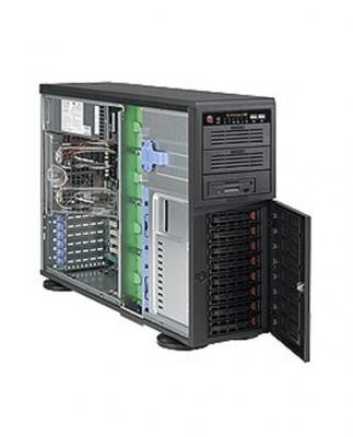 Super Micro Cse-743tq-903b-sq Tower Case Noir