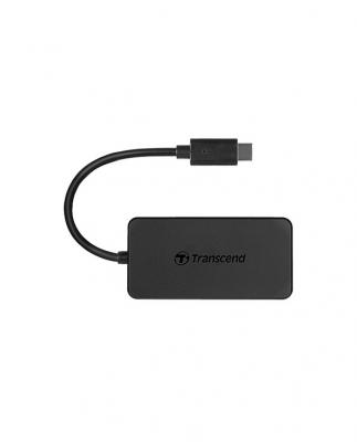 Transcend HUB2C USB 3.2 Gen 1 (3.1 Gen 1) Type-C Noir, Hub USB