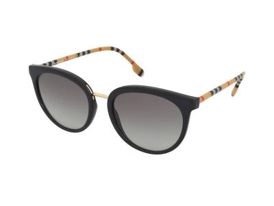 BURBERRY Lunettes de soleil '0BE4316' noir / marron