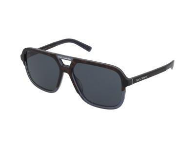 Lunettes de soleil Dolce & gabbana Dg4354 col. 320980 Hommes Carr&eacute; Bleu