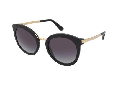 Lunettes de soleil dolce & gabbana dg4268 501/8g noir branches dor&eacute;s