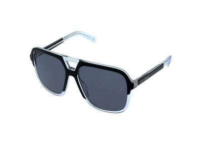 Dolce & Gabbana Eyewear lunettes de soleil &agrave; monture aviateur - Noir