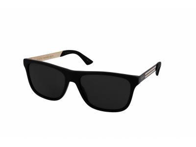 Lunettes de soleil Gucci Gg0687s col. 002 Hommes Carr&eacute; Noir