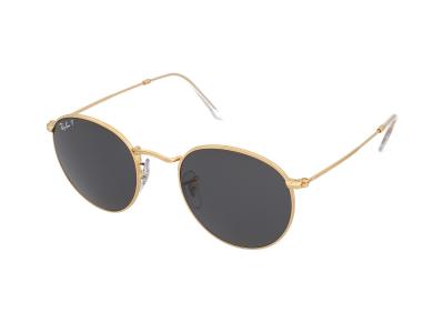 Lunettes de soleil Ray - ban Rb3447 round metal col. 919648 Hommes Ronds Or
