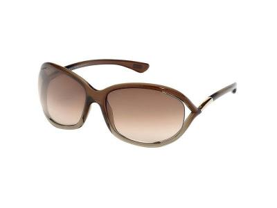Lunettes de soleil femme Tom Ford Jennifer FT0008 38F Brun 61-16