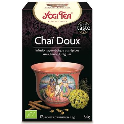 Yogi Tea Infusion Bio Cha&iuml; Doux 17 sachets 34g