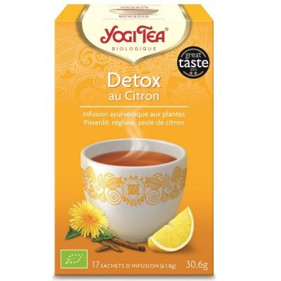 Yogi Tea. Detox Citron Bio.17 Infusettes.