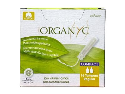 Tampon compact regulier avec applicateur en cotonBio - 16 unite(s)