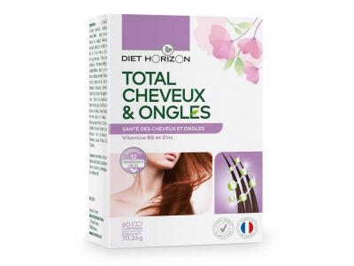 Total cheveux et ongles 60 comprim&eacute;s diet horizon