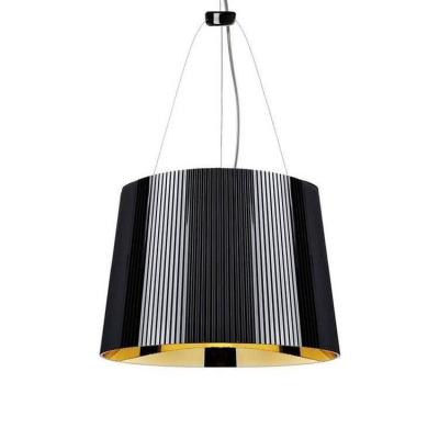 Kartell G&egrave; suspension LED, noir-dor&eacute;