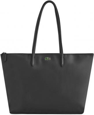 Lacoste Sac cabas zipp&eacute; L.12.12 Concept uni Taille Taille unique Noir