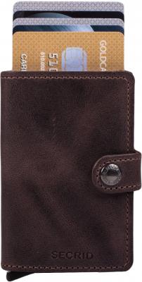 Secrid Portefeuille En Cuir Miniwallet Vintage