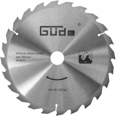 Lame de scie &agrave; bois hm 254x30 - 24 dents - G&uuml;de