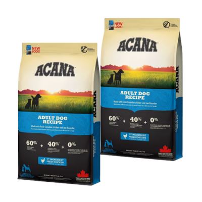 Acana Heritage Adult Dog pour Chien 2 x 11,4 kg