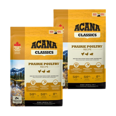 Prairie Poultry Nourriture Chiens Natural 11.4 Kg Acana