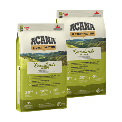 Acana Regionals Grasslands 11.4kg Dog Food Vert 11.5kg