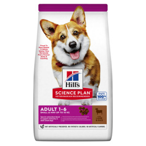 Hill's Adult Small & Mini agneau & riz pour chien 2 x 1,5 kg 