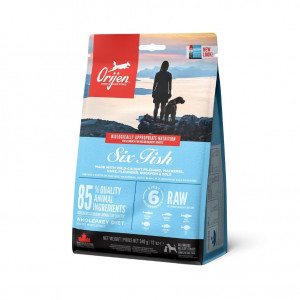 Orijen Six Fish Adult 11.4kg Dog Food Clair 11.5kg