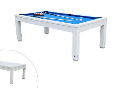 Table transformable - Billard SNOOKER - Hauteur ajustable - 207*114*79 cm