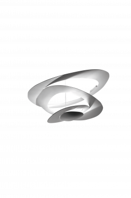 Plafonnier mini Pirce aluminium blanc Blanc Artemide