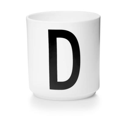 DESIGN LETTERS Tasse en porcelaine Personal  - D - blanc