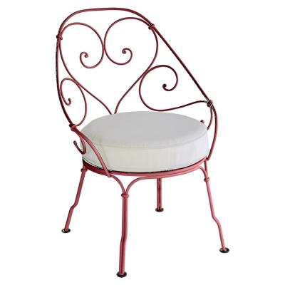 Fermob Fauteuil 1900 Cabriolet - 43 chili - blanc gris&eacute;