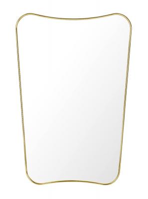 Miroir - Miroir F.A.33 L 54cm x P 2,5cm x H 80cm Laiton Laiton, verre