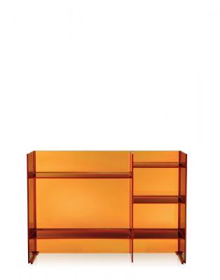 Kartell SOUND-RACK tablettes empilables, jaune
