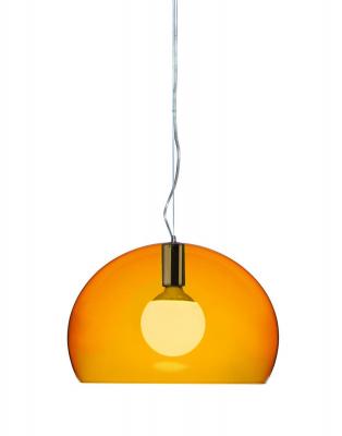 Kartell Small Fl/Y, Lampe &agrave; Suspension, Orange