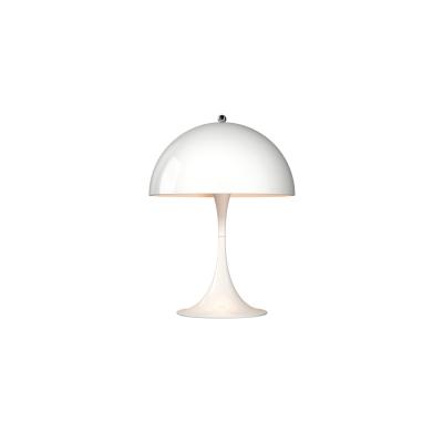 Lampe &agrave; poser - PANTHELLA MINI Acier poin&ccedil;onn&eacute;, aluminium Blanc
