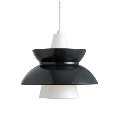 Louis poulsen - Lampe &agrave; suspension doowop, gris fonc&eacute;