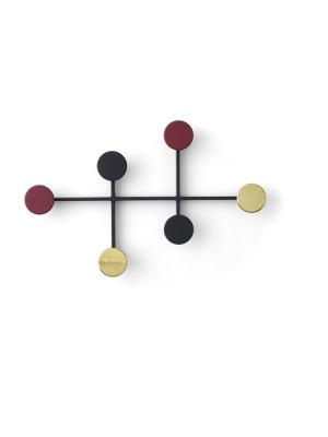 Porte-manteau Afteroom Coat Hanger - noir/ Laiton - Largeur 34 cm
