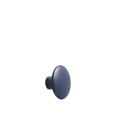 Muuto - Crochet mural """"The Dots"""""""" single small, bleu nuit