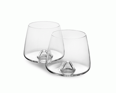 Carafe & verre - Verres WHISKY Diam 7,3cm x H 8,2cm Verre