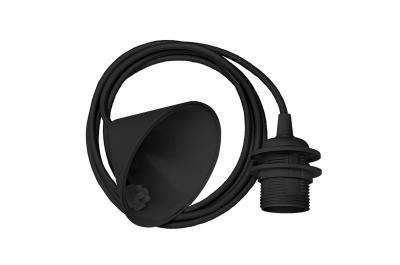 Monture de Suspension 2,1m C&acirc;ble Noir Tissu - UMAGE