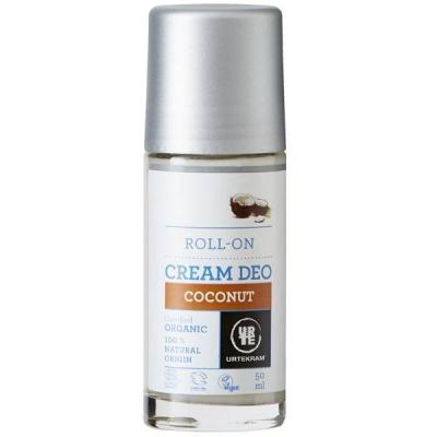 Urtekram - D&eacute;odorant roll-on vegan &agrave; la noix de coco (50 ml)