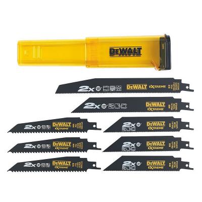 DEWALT DT2443L-QZ Lames pour Scie Sabres, Coffret de 8