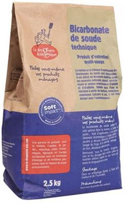 LA DROGUERIE ECOPRATIQUE Bicarbonate de Soude Technique Sac 2.5Kg