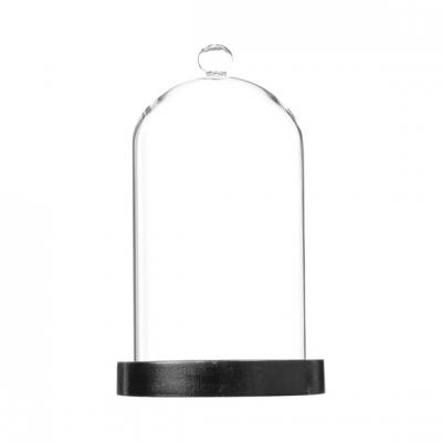 Cloche sous vide - Socle en MDF - D 12 x H 19 cm