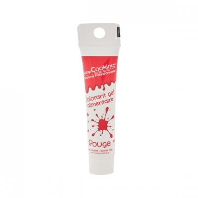 Gel colorant alimentaire Rouge - 20 g - ScrapCooking - couleur variant