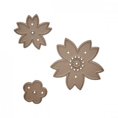 Matrice de coupe Fleurs - Artemio Japan - 2 &agrave; 5 cm - 3 pcs